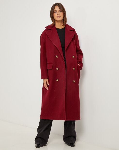 Manteau Noemie bordeaux
