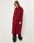 Manteau Noemie bordeaux