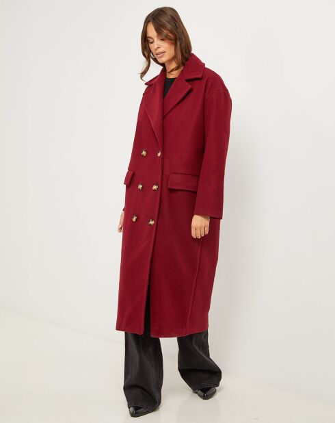 Manteau Noemie bordeaux