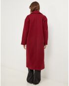 Manteau Noemie bordeaux