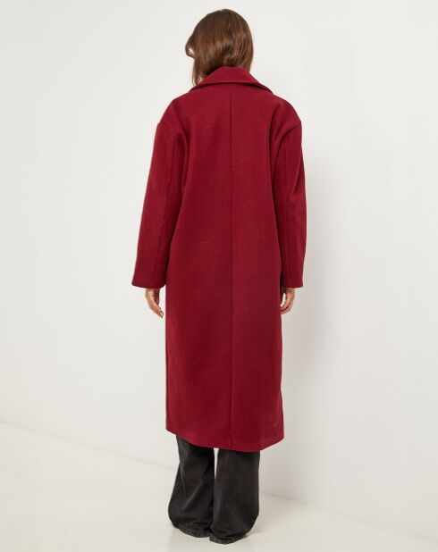 Manteau Noemie bordeaux