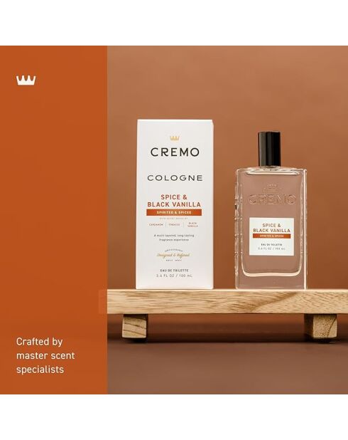 Eau de cologne épices et vanille noire 100ml