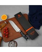 Couteau santoku Essentials noir - 31.9 cm