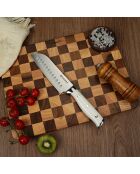 Coltello santoku bianco Elegance - 26 cm
