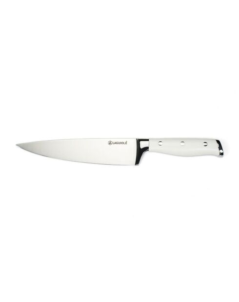 Couteau de chef Elégance blanc - 34 cm