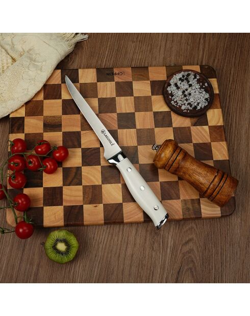Cuchillo deshuesador blanco «Elegance» - 26 cm