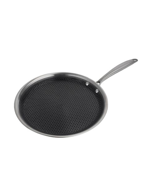 Crepera triple «acero negro» - 28 cm