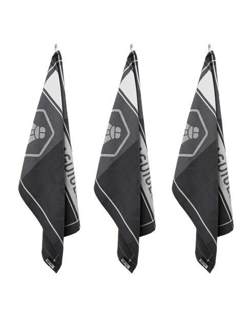 Jacquard-Geschirrtücher aus der Kollektion Black Honey, 50 x 70 cm, 3 Stück