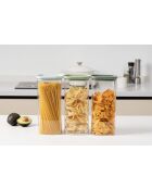 3 Bocaux de conservation alimentaire en verre