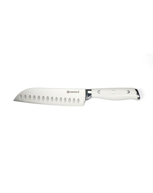 Couteau santoku élégance blanc - 31,9 cm
