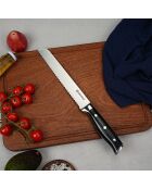 Coltello da pane nero 'Essentials' - 33,5 cm