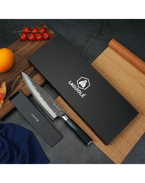 Couteau chef avec étui 'sen' - 32.5 cm