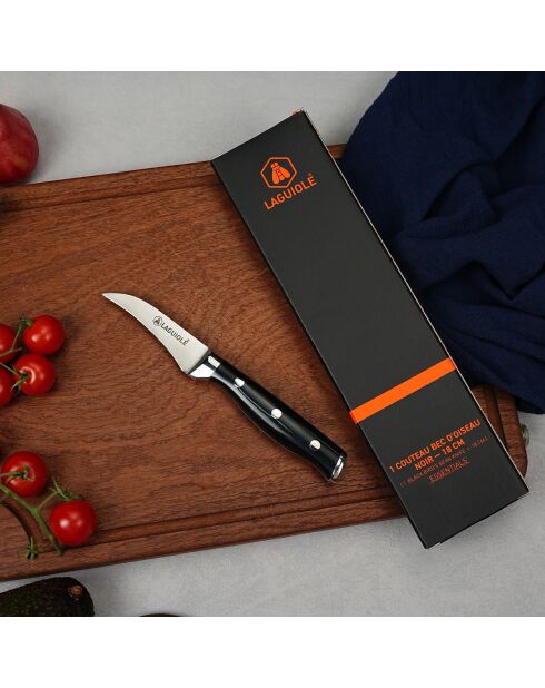 Vogelschnabelmesser „Essentials“, schwarz, 19,5 cm