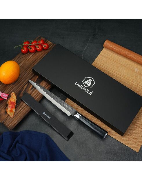 Coltello per affettare con fodero 'sen' - 32,5 cm