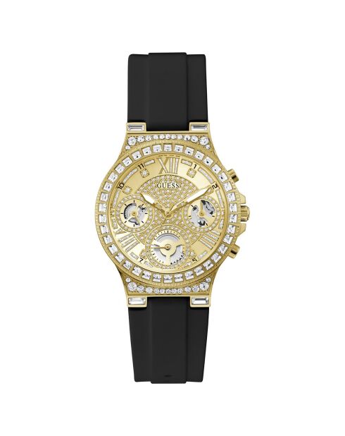 Montre Femme Moonlight en Silicone noire