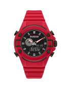 Montre Homme G Force en Silicone rouge