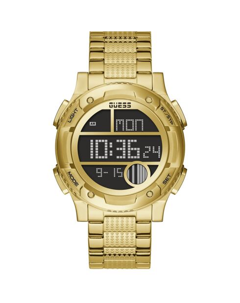 Montre Femme Zip en Acier dorée