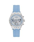 Montre Femme Heiress en Silicone bleue