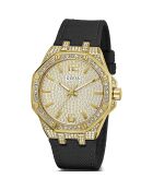 Montre Femme Shimmer en Tissu noire