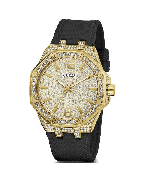 Montre Femme Shimmer en Tissu noire