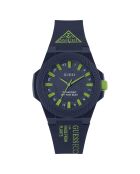 Montre Solaire Homme Outspoken en Silicone bleu marine