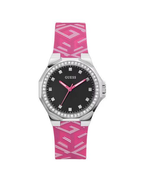 Montre Femme Avril en Silicone rose