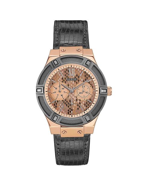 Montre Femme Jet Setter en Cuir grise