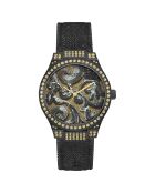 Montre Femme Baroque en Tissu noire