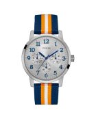 Montre Homme Brooklyn en Nylon bleue