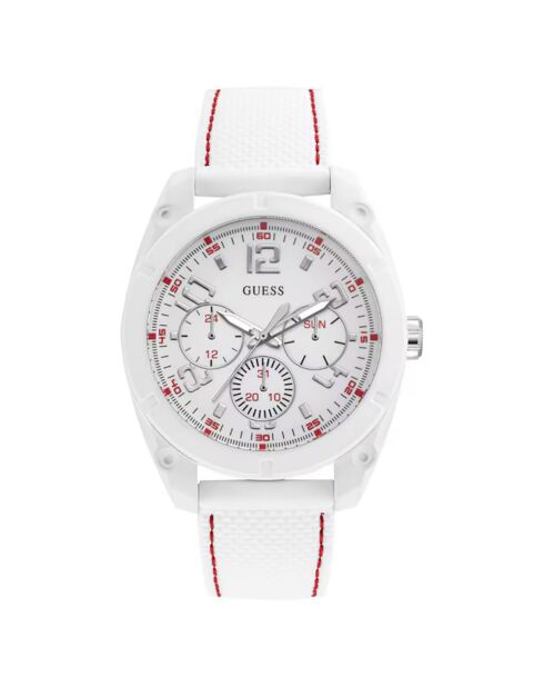 Montre Homme Dashboard en Résine blanche