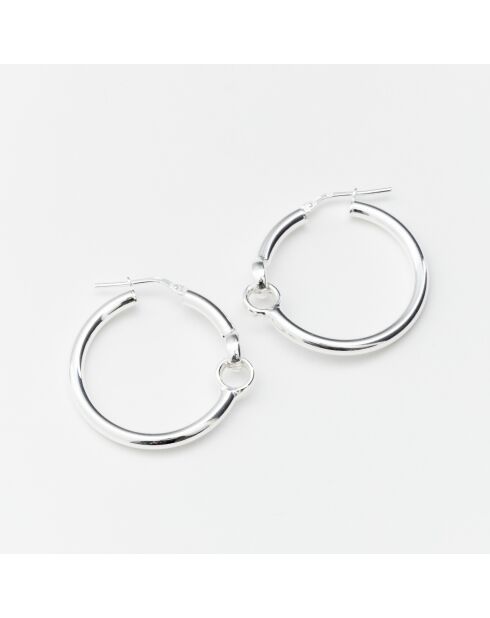 Boucles d'Oreilles Argent Amandine