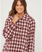 Manteau Louise bordeaux