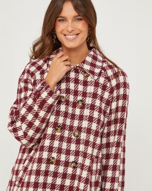 Manteau Louise bordeaux