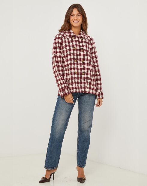 Manteau Louise bordeaux