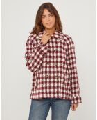 Manteau Louise bordeaux