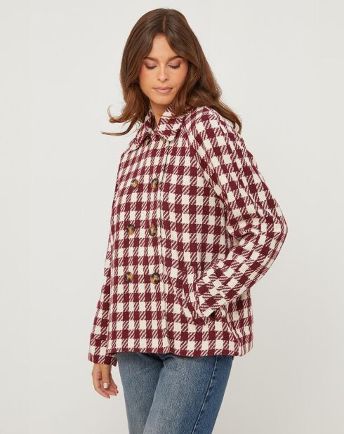 Manteau Louise bordeaux