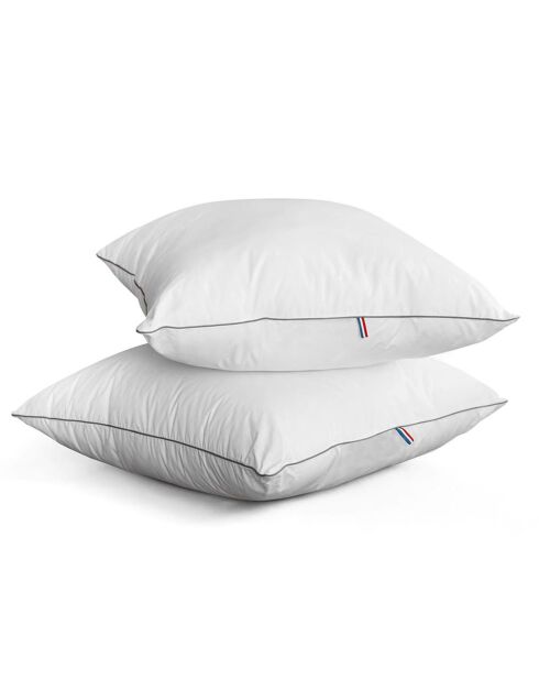 Oreiller Moelleux QualityGel  Percale de coton blanc