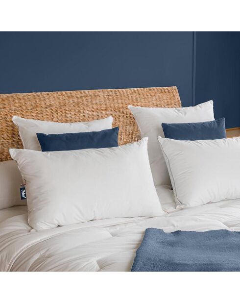Oreiller Moelleux QualityGel  Percale de coton blanc