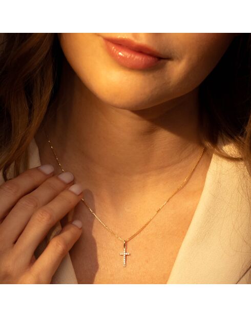 Pendentif Promise or jaune