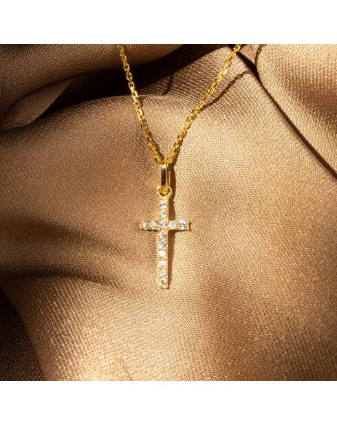 Pendentif Promise or jaune