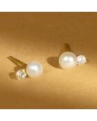 Boucles d'oreilles Uni or jaune