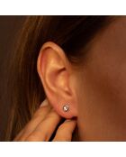 Kostbare Ohrringe aus Weißgold