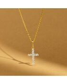 Anhänger Wahrheitskreuz aus Gelbgold