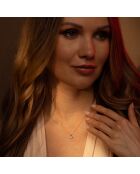 Pendentif Puce Topaze 0.66 ct or jaune