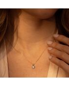 Pendentif Puce Topaze 0.66 ct or jaune