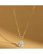 Pendentif Puce or jaune