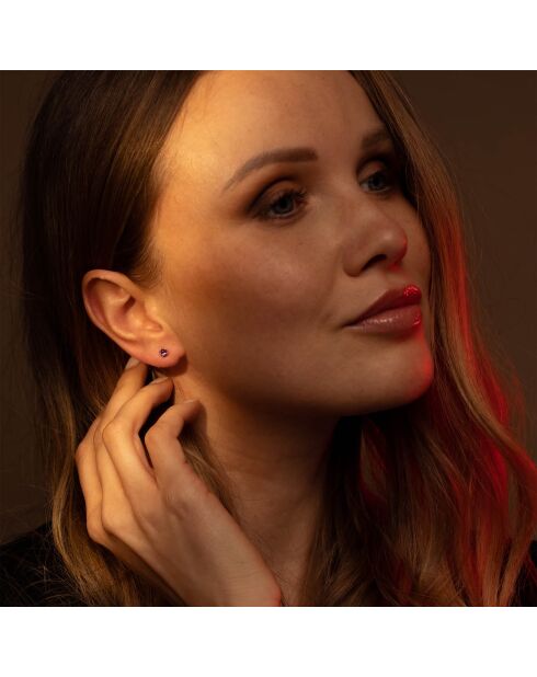 Boucles d'oreilles Ravissement Améthystes 0.40 ct or jaune