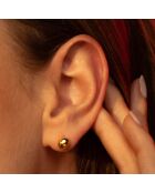 Boucles d'oreilles Puce or jaune Ø 3 mm