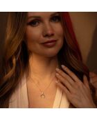 Pendentif Demi lune or jaune