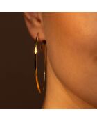 Boucles d'oreilles Créoles Edna or jaune